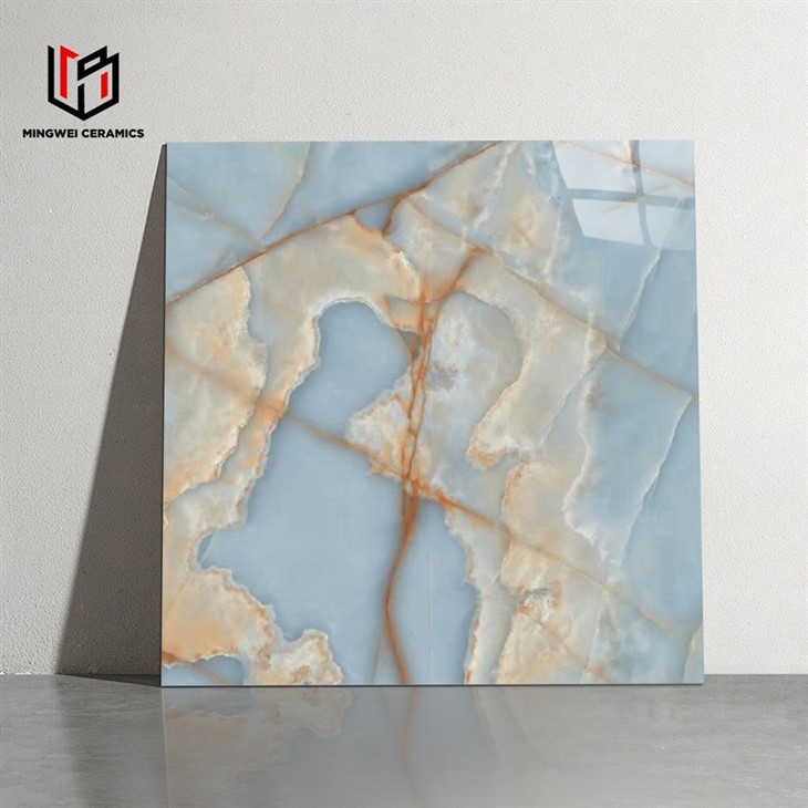 Glossy Luxury Texture Replicated Natural Marble Tiles