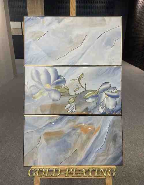 Rainbow Golden Porcelain Glossy Tiles