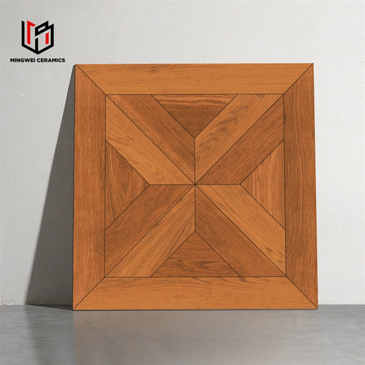 Teils porslen gorffeniad matt arddull bren